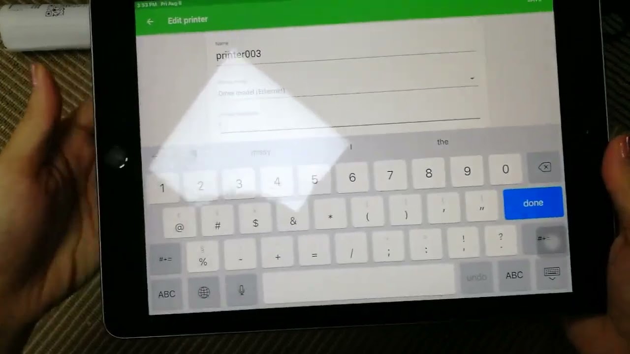 Loyverse with NI60II connected tablet
