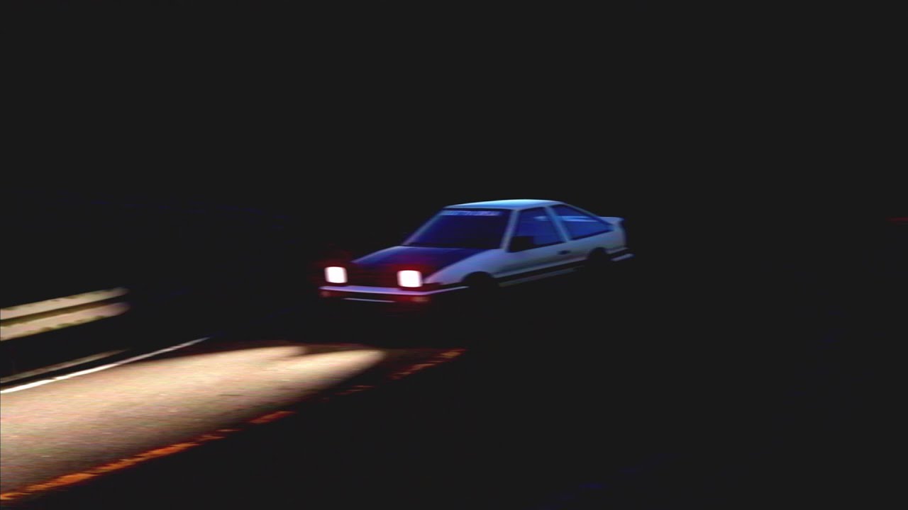 Nighttime run down Akina in the AE86 [Assetto Corsa / Initial D]