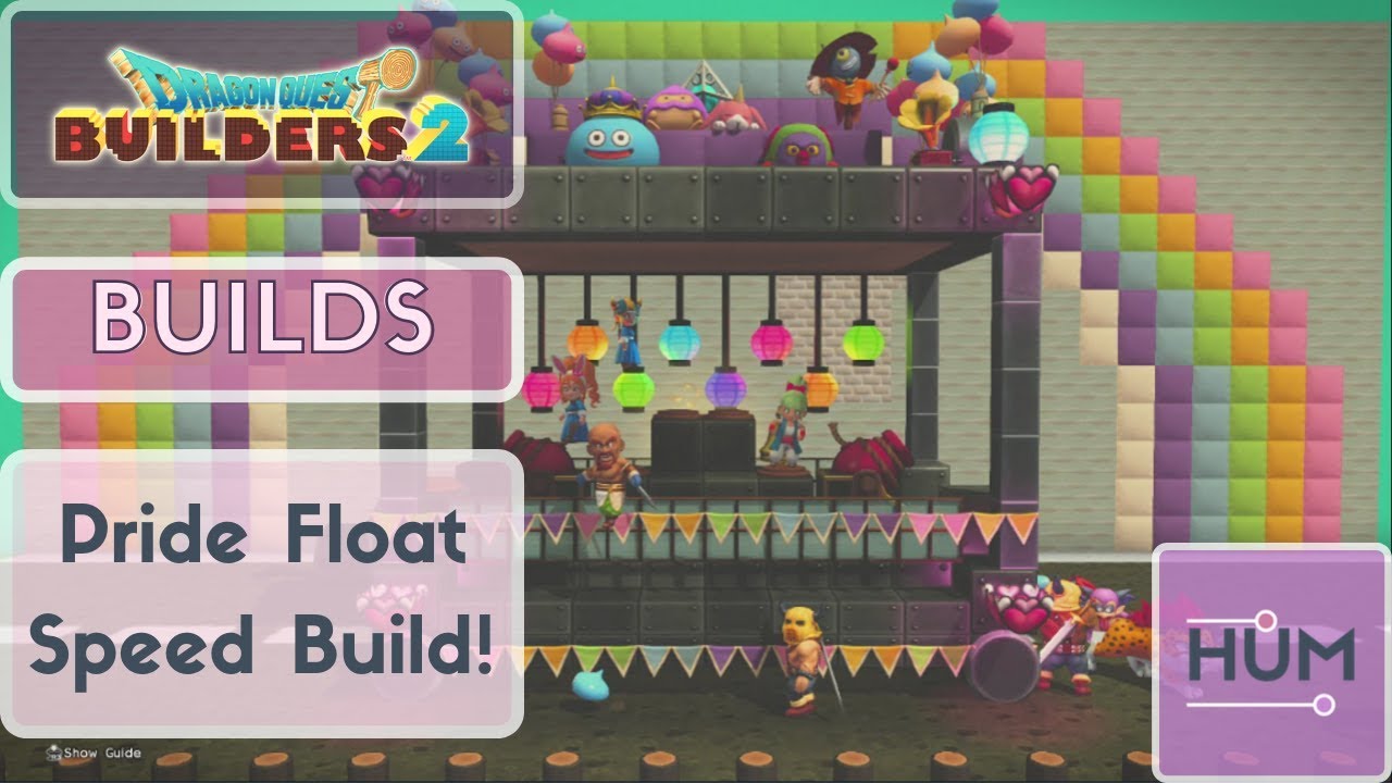 Dragon Quest Builders - Speed Build - Pride Float!