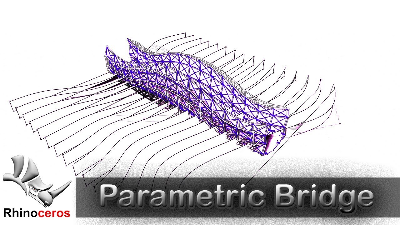 Parametric bridge tutorial in Rhino grasshopper