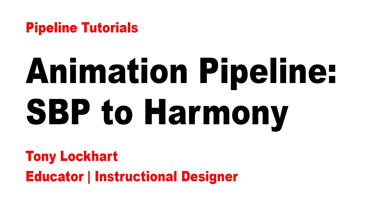 Animation Pipeline - Storyboard Pro to Harmony