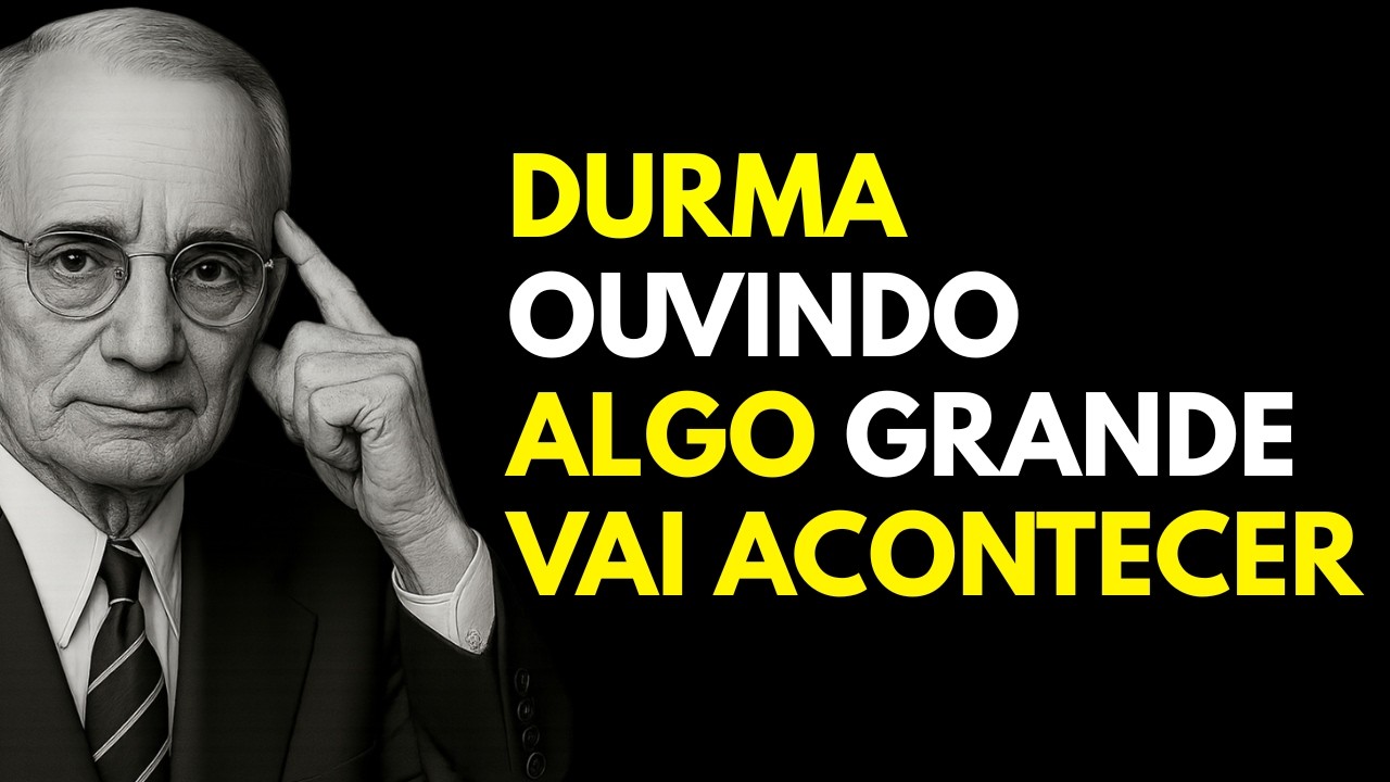 DURMA OUVINDO ESTA MENSAGEM | ALGO GRANDE ESTÁ SENDO PREPARADO PARA SUA VIDA -  NAPOLEON HILL