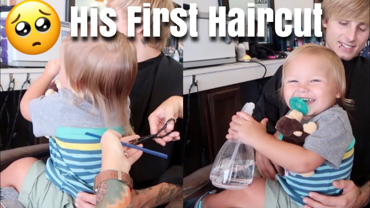 Baby's First Haircut!! (Matching haircuts with daddy) *cuteness overload*