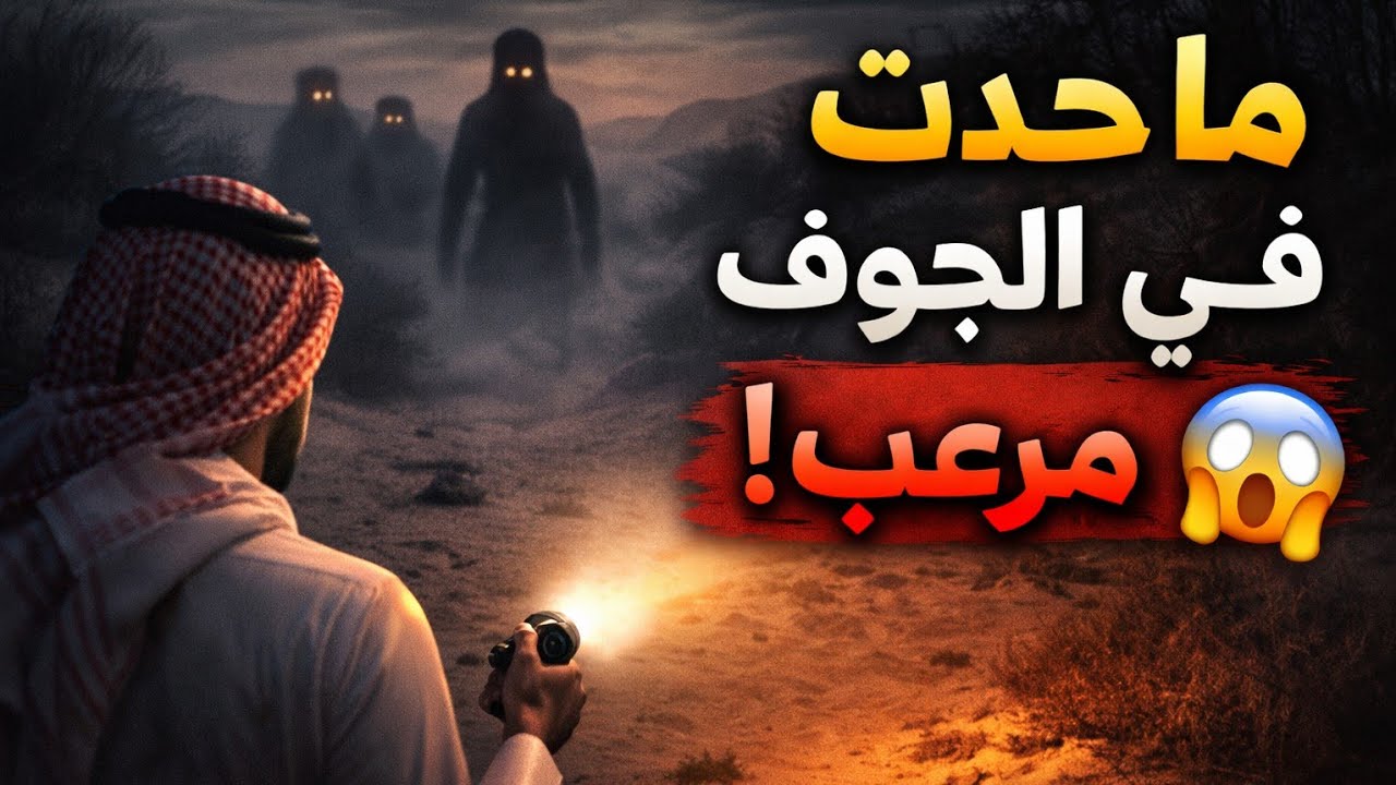 قصةشاب سعودي يواجه الجن في البر بالجوف 🇸🇦 #قصص_الجن 