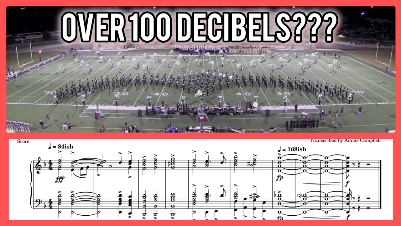 The LOUDEST Marching Band opener in HISTORY