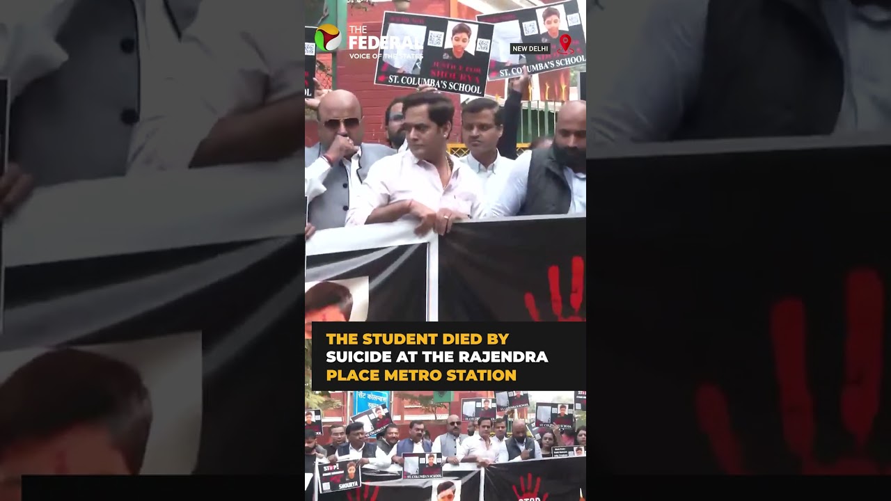 Delhi residents protest after 16-year-old student's alleged suicide at metro station