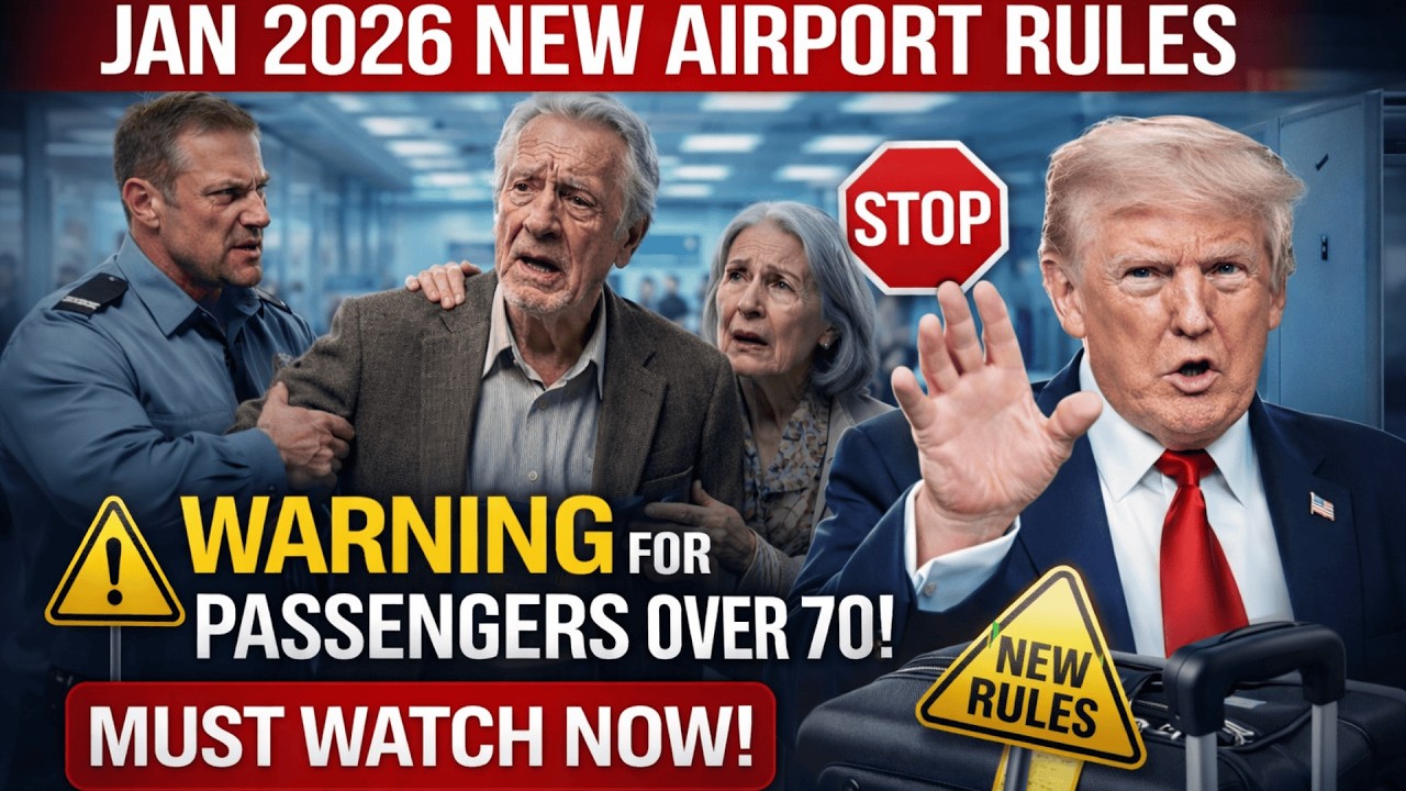 Flying After 70? NEW 2026 Airport Rules Are DENYING Seniors at the Gate!