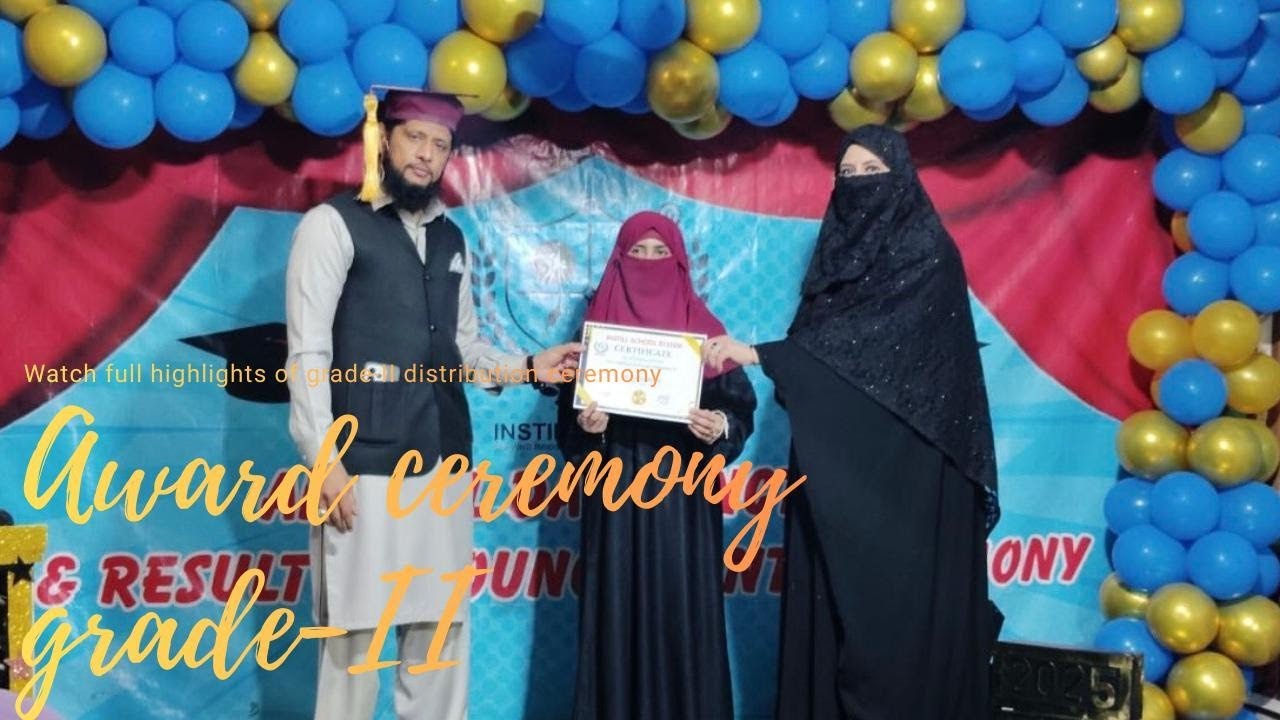 Celebration of our young stars✨| Full highlights of Grade-II Award ceremony At instill School System