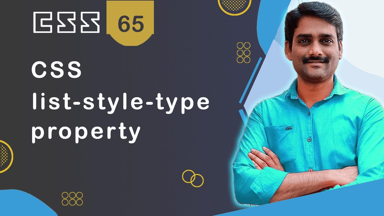 Свойство CSS list-style-type &mdash; Учебник CSS 65 🚀