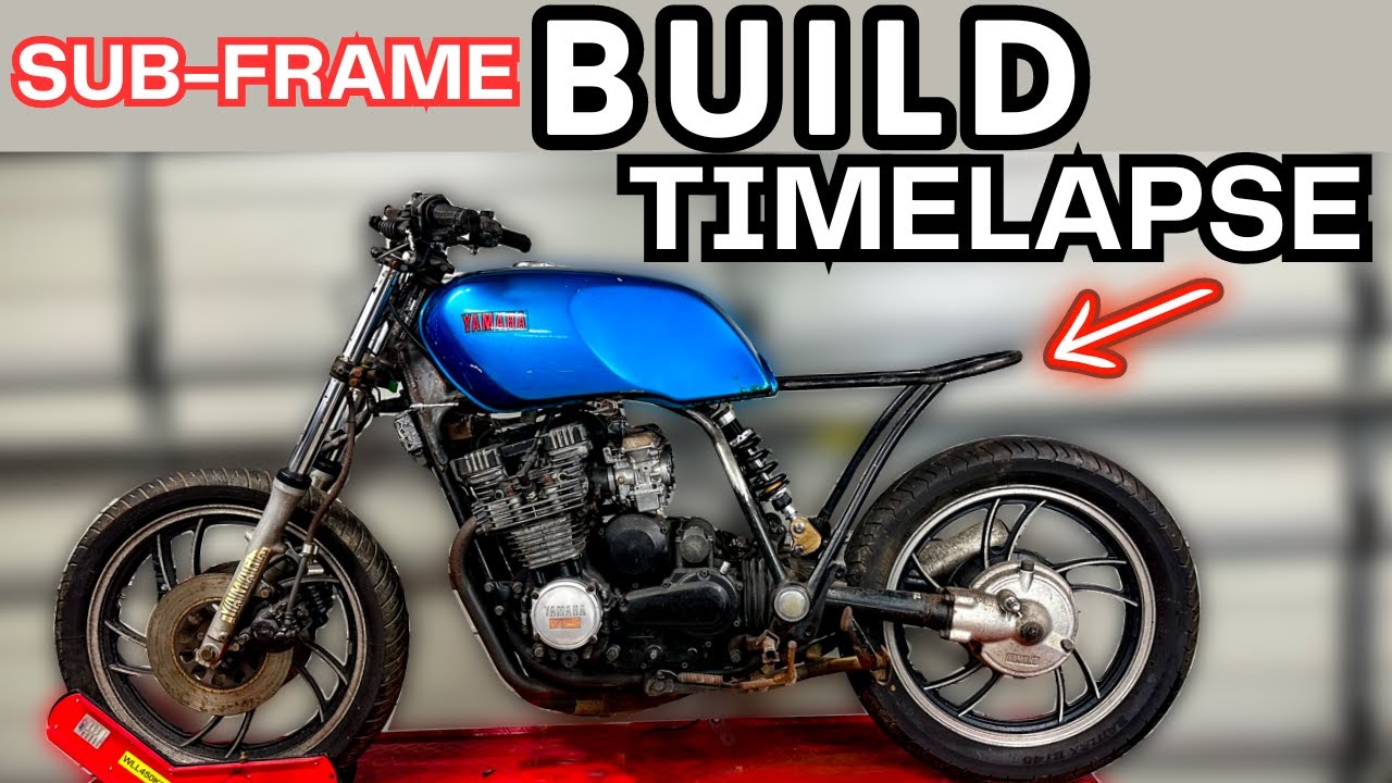 КАК ПОСТРОИТЬ ПОДРАМУ — Cafe Racer / Tracker — TIMELAPSE