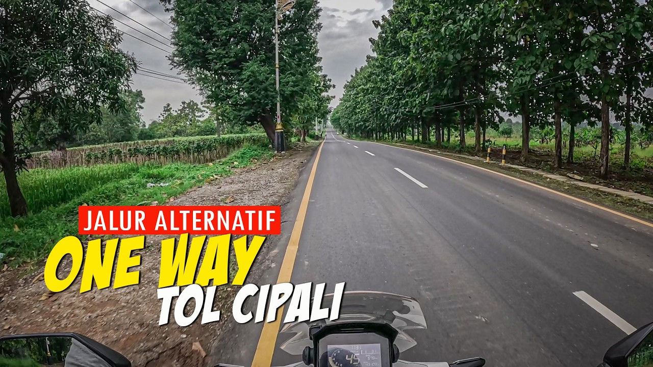 JALAN MULUS HALUS‼️JALUR ALTERNATIF ANDALAN KETIKA PENERAPAN ONE WAY TOL CIPALI || JALUR CIKAMURANG