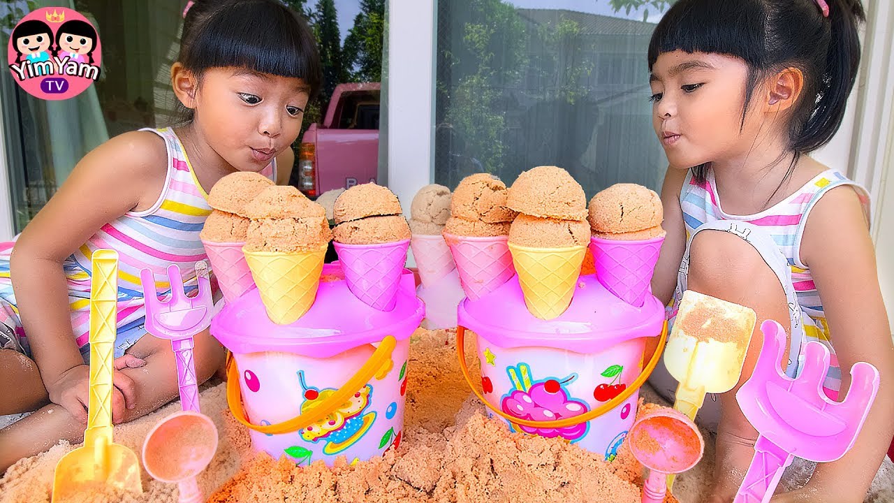 หนูยิ้มหนูแย้ม | ทำไอติมทราย