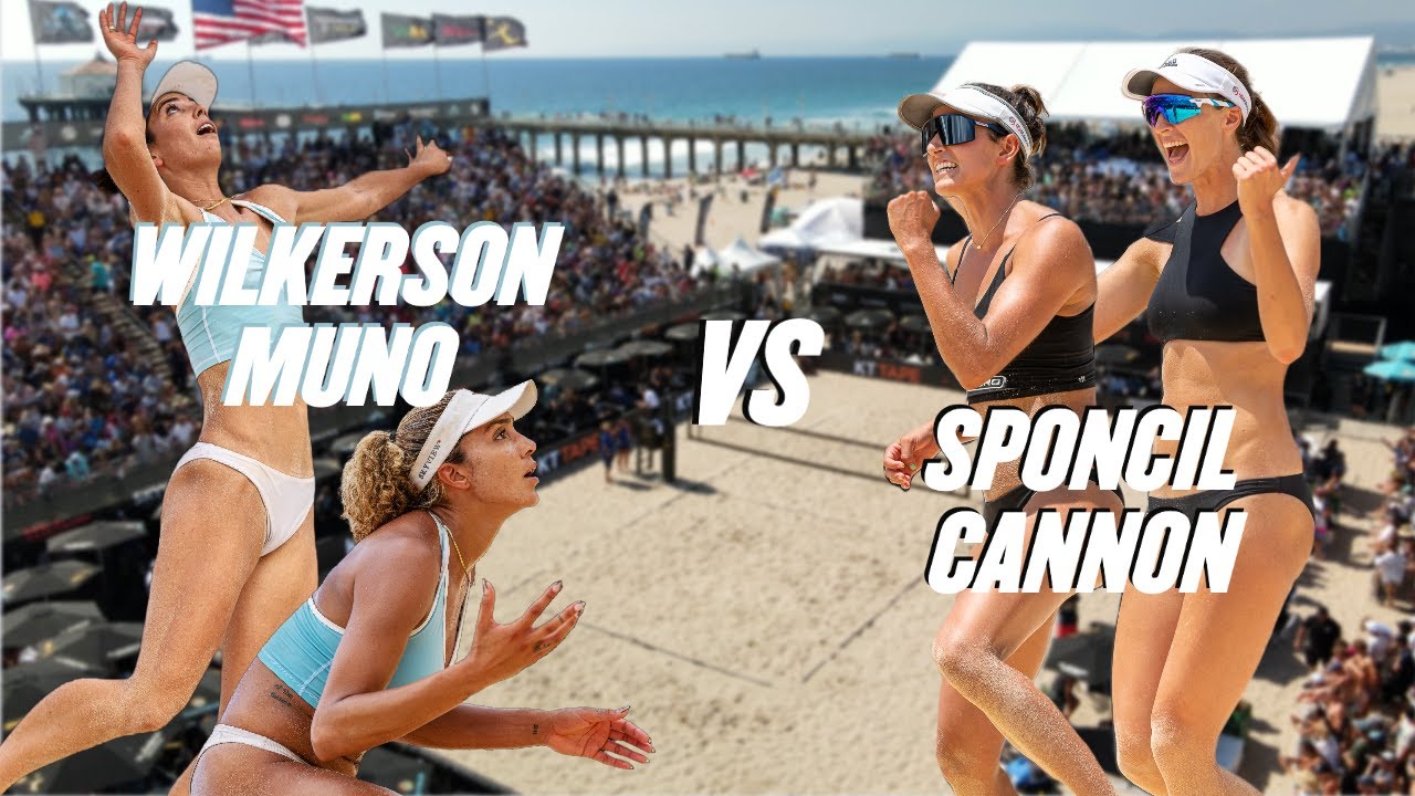 Muno/Wilkerson vs. Sponcil/Cannon | AVP Manhattan Beach 2022