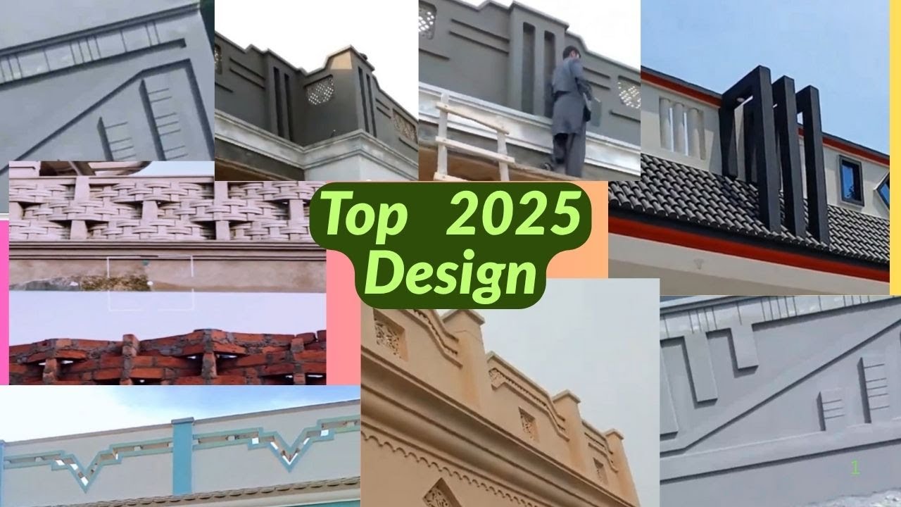 2025 Best Village House Elevation Designs / Parapet wall designs /chakrala tv 1  / Parapet design