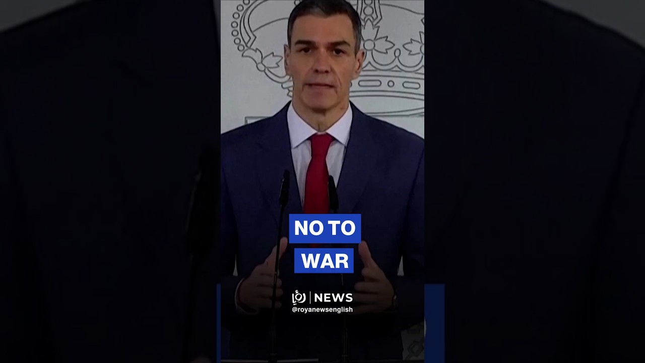 Spain PM says &ldquo;no to war&rdquo; despite Trump criticism