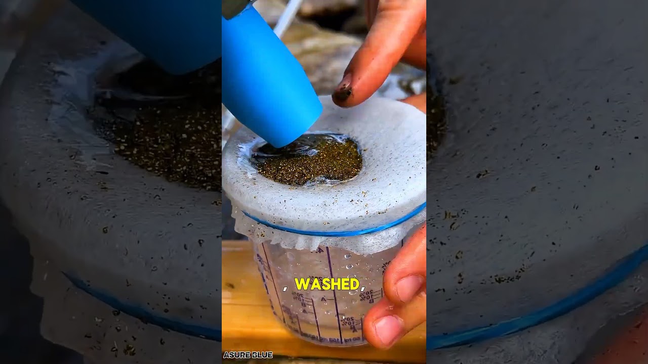 From river sand to real gold — this is how hidden treasure is found 🌊✨”
