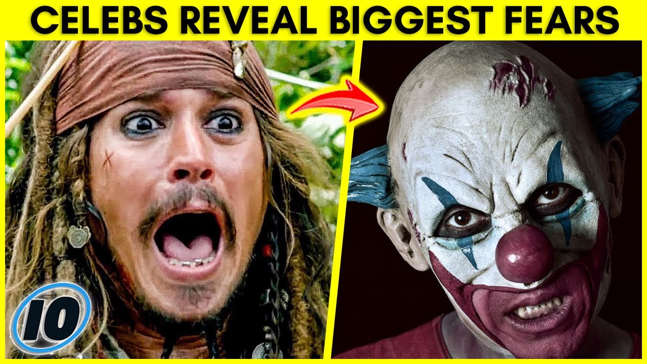 Top 10 Celebrities Who Revealed Their Biggest Fear