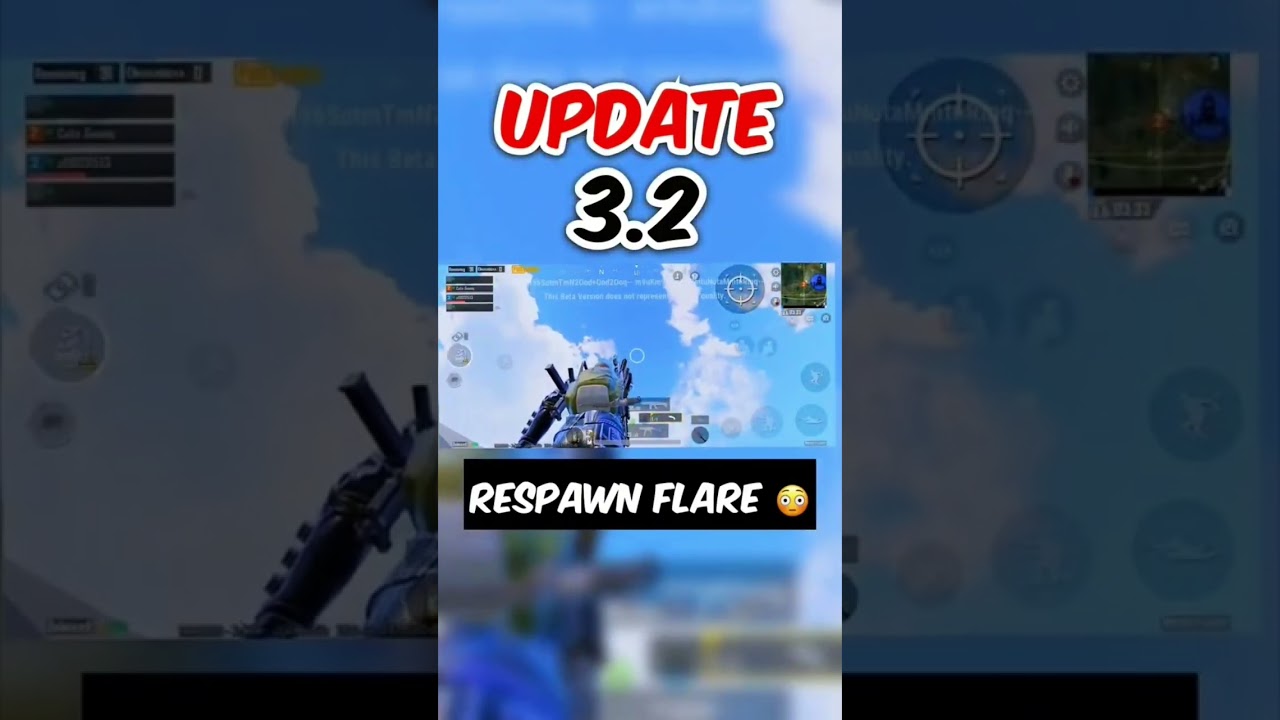 BGMI 3.2 UPDATE RESPAWN FLARE|BGMI NEW FEATURES |PUBG MOBIL 3.2 UPDATE RELEASE DATE