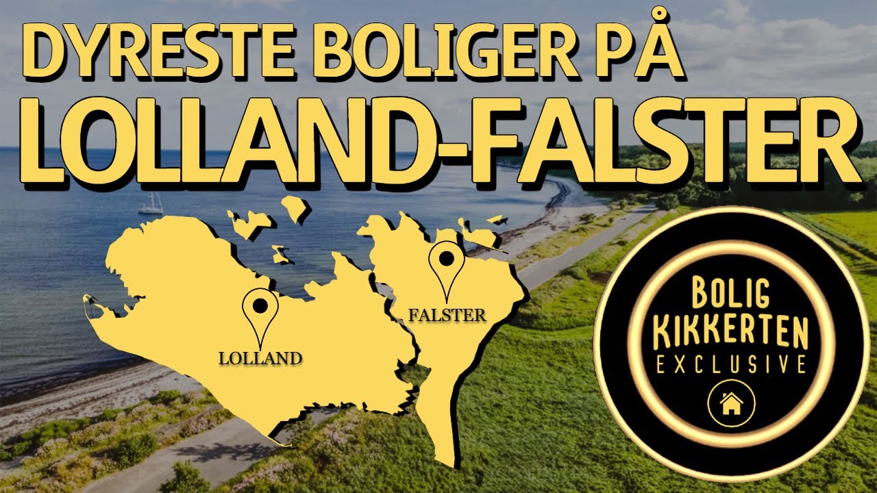 De 5 dyreste boliger på Lolland-Falster!