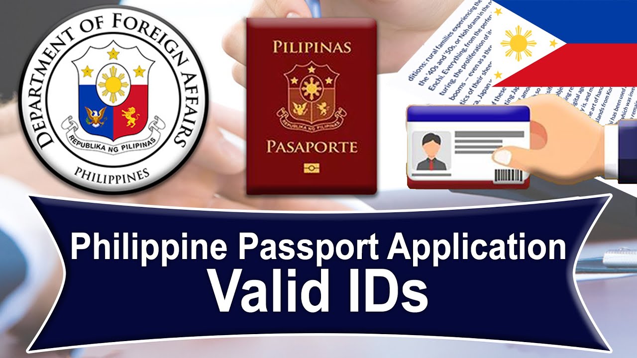 Philippine Passport Application - Valid IDs (FILIPINO)