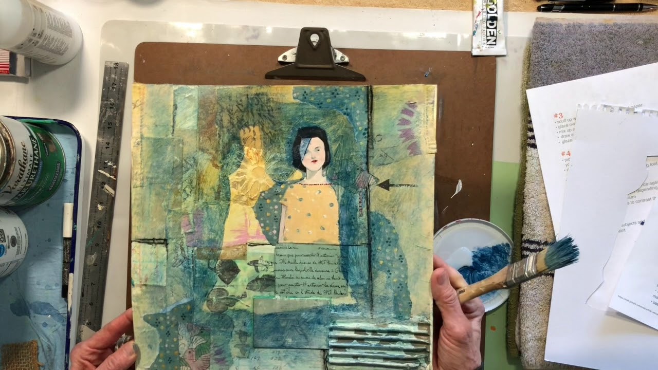 Смешанная техника / Негативная живопись