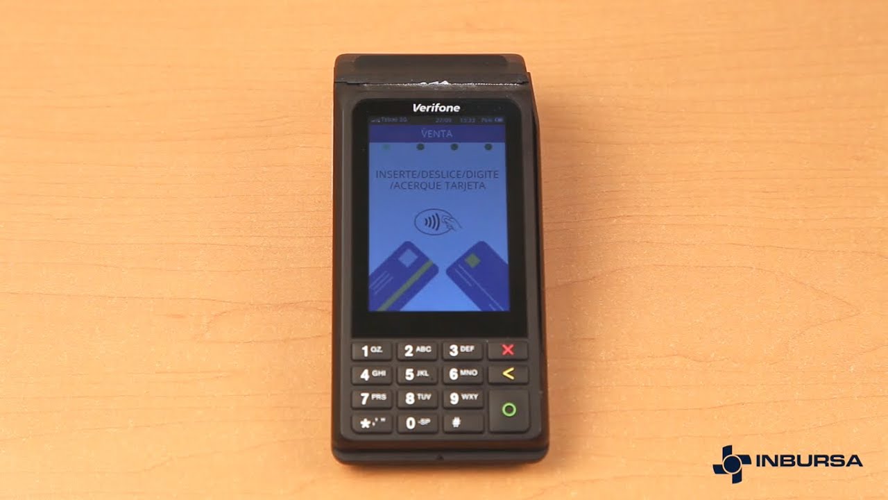 Terminal Punto de Venta Inbursa: Verifone