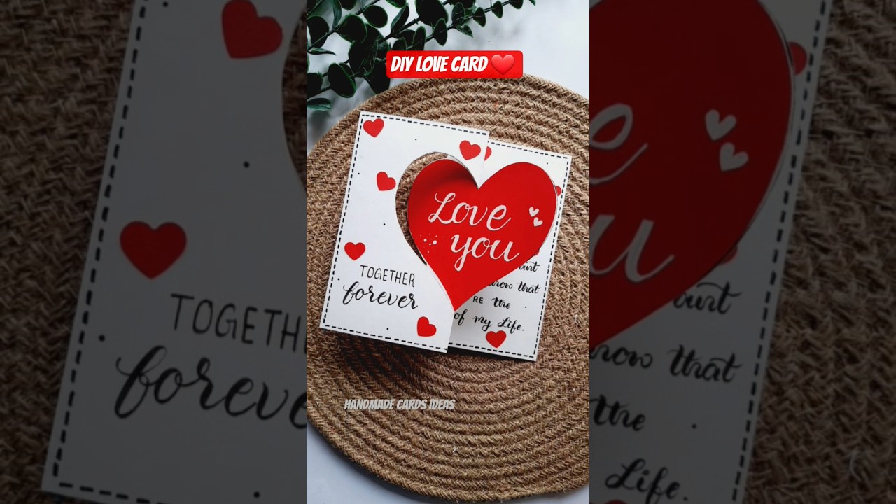 DIY VALENTINE’S DAY POP-UP CARD IDEA 
