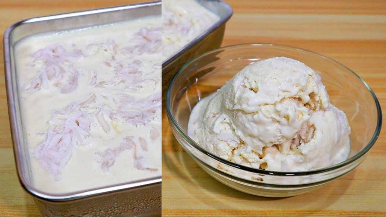 CREAMY YOUNG COCONUT ICE CREAM • 3 INGREDIENTS ONLY • BUKO ICE CREAM (HOMEMADE)