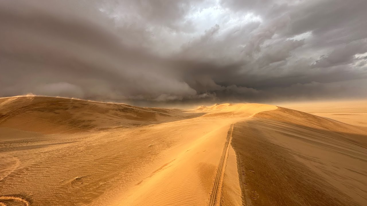تصوير جوي رحلة للرملة شرق نجران بتاريخ ١٤٤٤/٨/٢٥