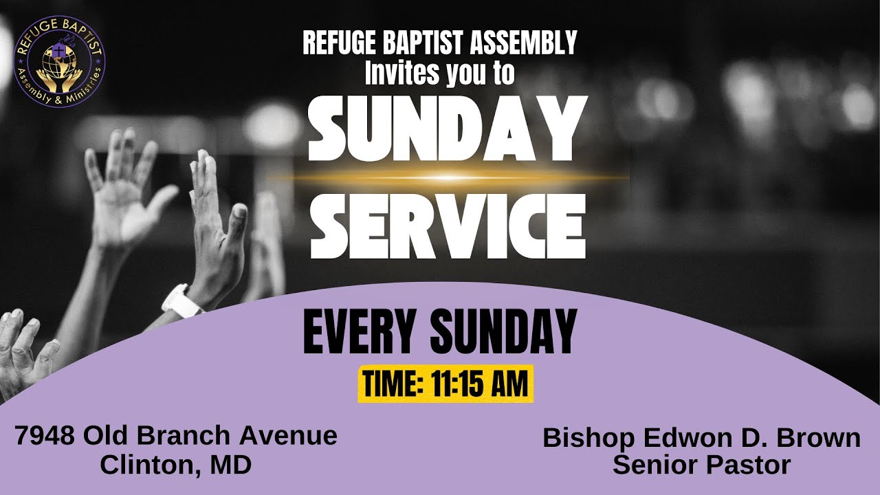 Join us for Service, March 15, 2026