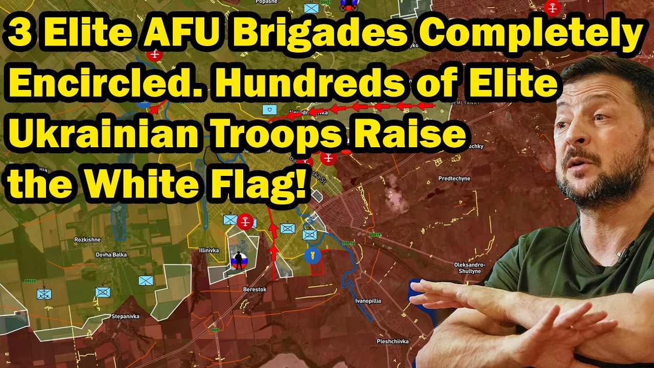 3 Elite AFU Brigades Completely Encircled. Hundreds of Elite Ukrainian Troops Raise the White Flag!