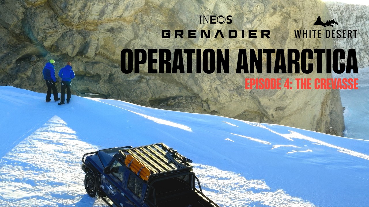 INEOS Grenadier x White Desert | Операция &laquo;Антарктида&raquo;. Эпизод 4: Ледниковая трещина