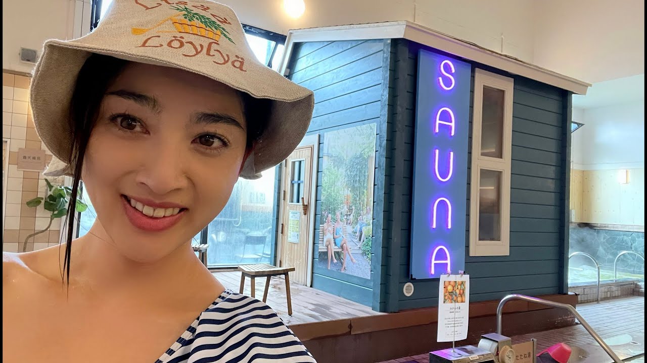 女優がフィンランド式の本格サウナコタ＝サウナ小屋で最高の...///@さいたま【おふろcafe utatane】