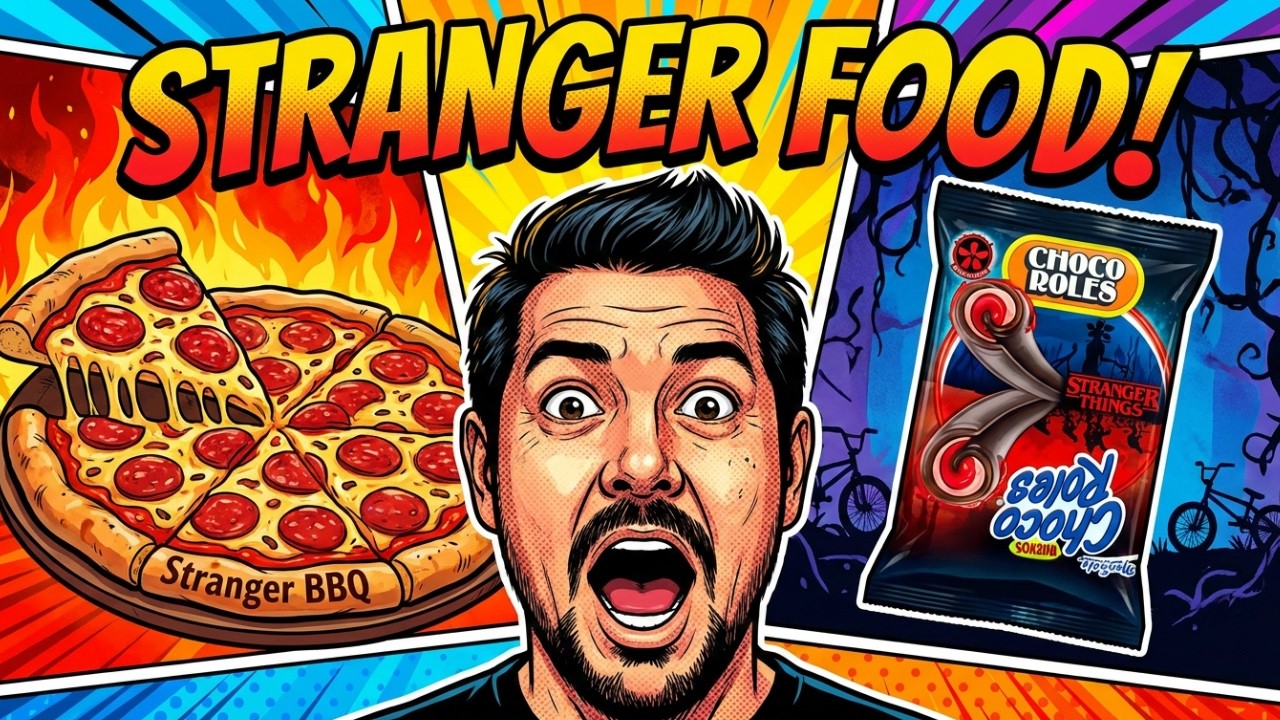 😱 Las de STRANGER THINGS Más Extrañas Que He Probado 🔥🌶️