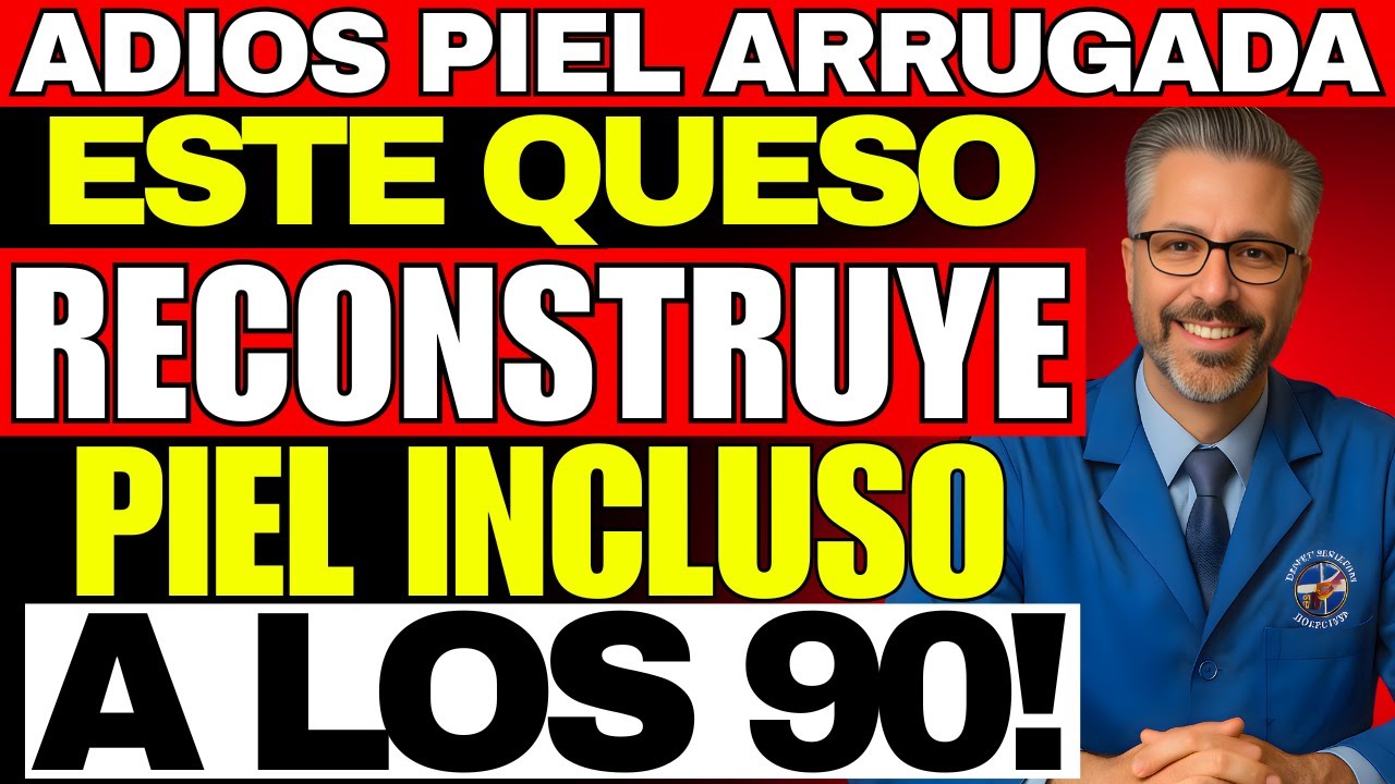 ¿Mas de 60? Coma ESTE Queso para Rejuvenecer tu PIEL y Eliminar las ARRUGAS | Dr. Dylan