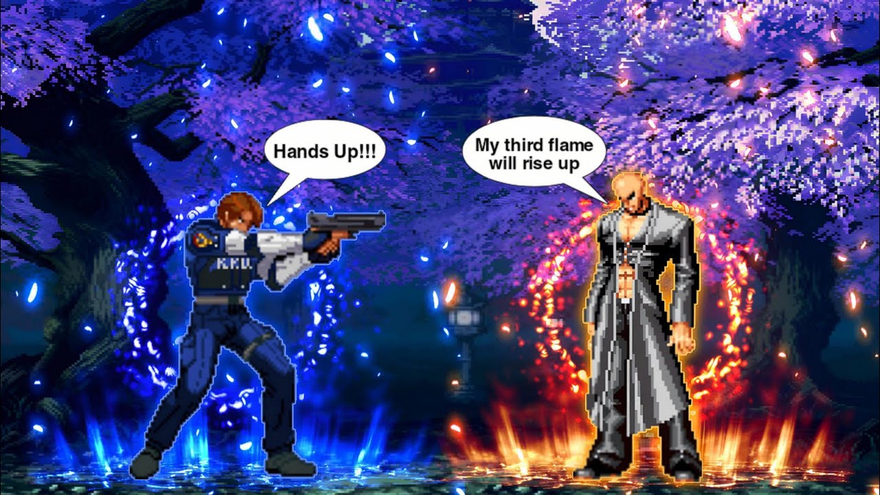 [KOF Mugen] Real Police Dude VS. Chili Yagami - Crazy Battle