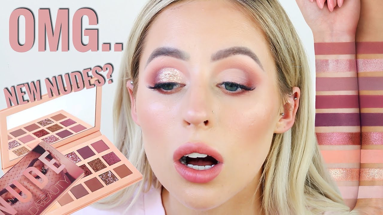 Обзор и свотчи новой палетки теней HUDA BEAUTY NUDE | Кейси Рэйтон