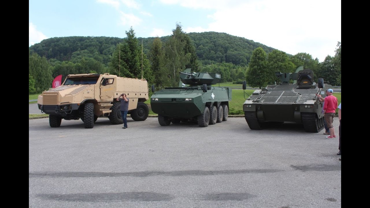 TATRA Excalibur test drive live demonstration Titus Ascod Pandur II armoured tactical trucks Web TV