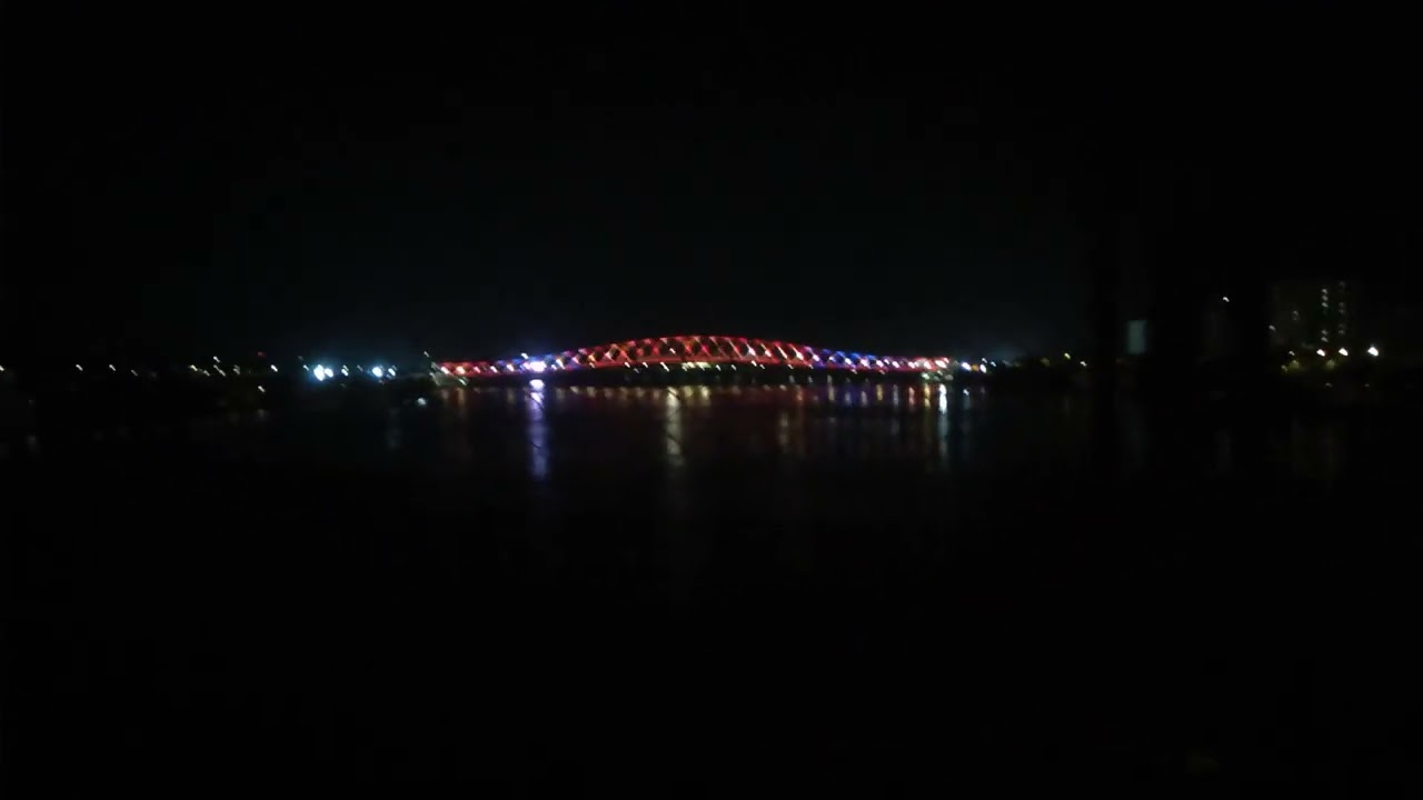 atal bridge night view