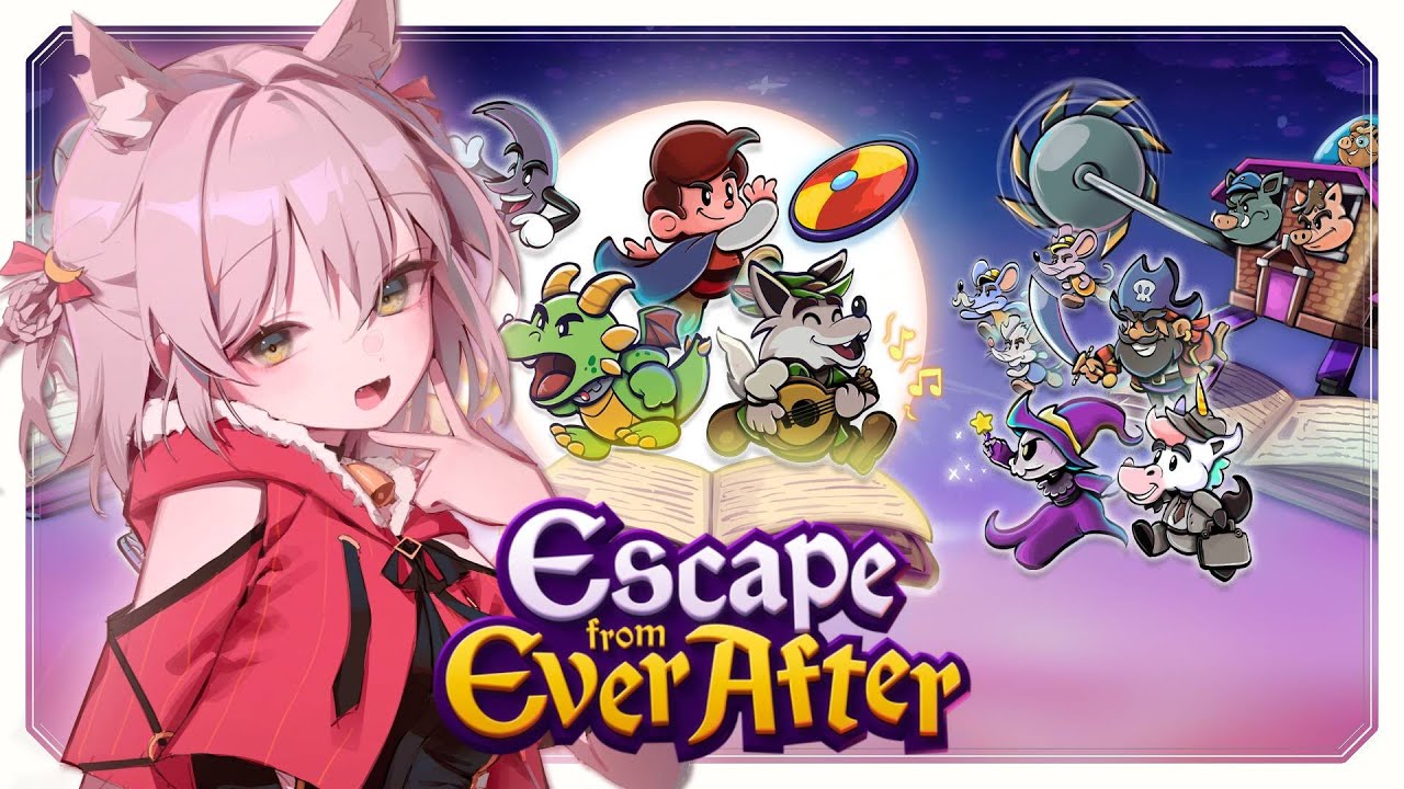 【Escape from Ever After #4】Exploring Forbidden Library Section!! Do They Have D-Doujinshi? 😳