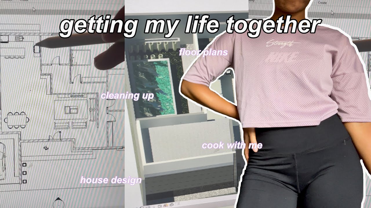 GETTING MY LIFE TOGETHER! productivity, design with me, getting organised, cook with me