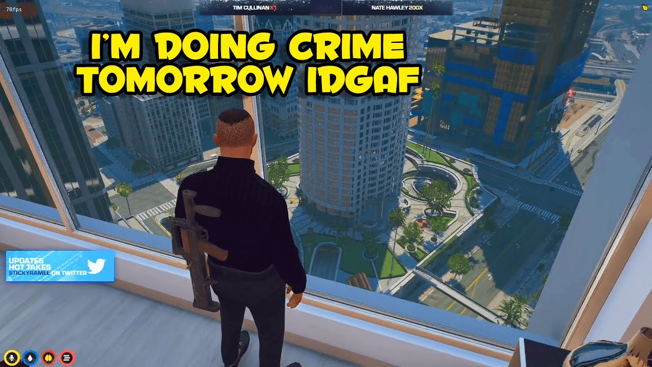 What doing no crime does to a man