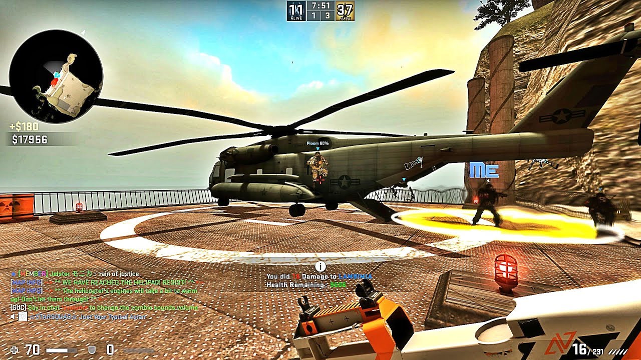 CS GO - Zombie Escape Mod - ze_chicken_ranch_v2_2 - Level 2