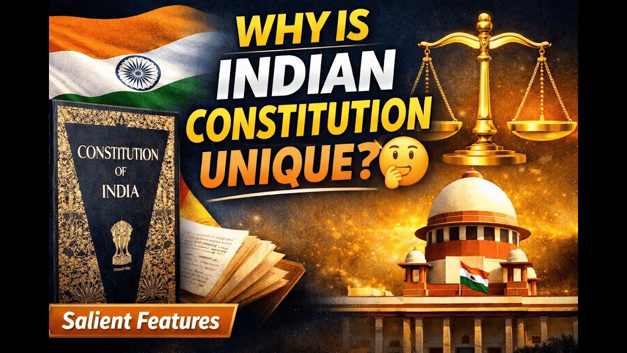 Salient Features of the Indian Constitution Explained in Tamil | Constitution Made Easy | Law