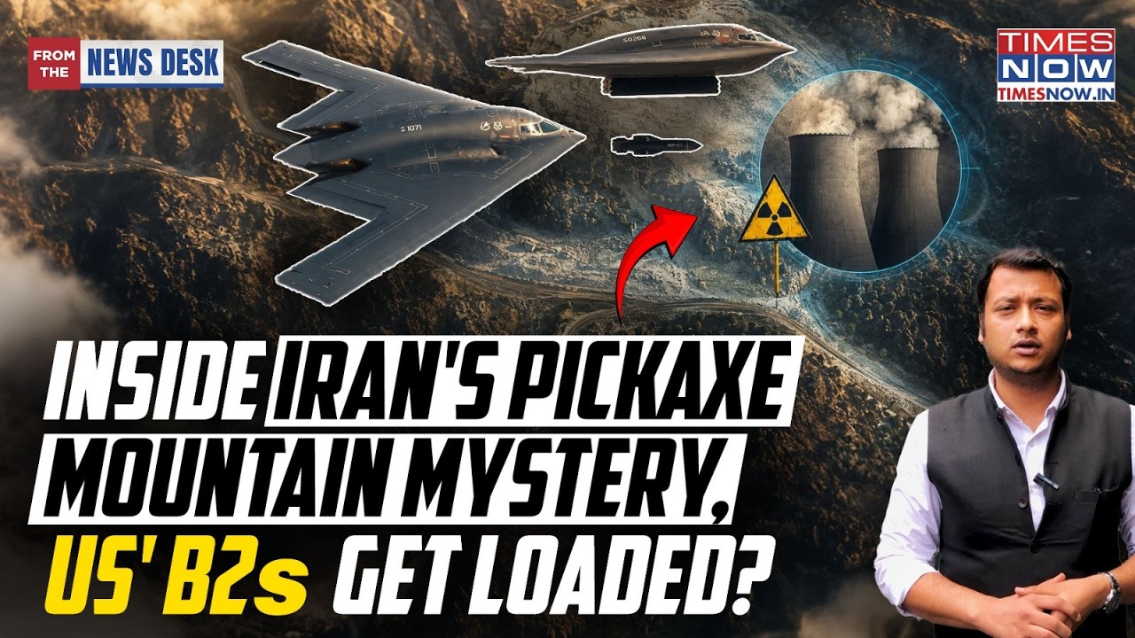 Inside Iran's Pickaxe Mountain Mystery, Dark Underground Nuke Site? US' B2 Bombers Getting Loaded?