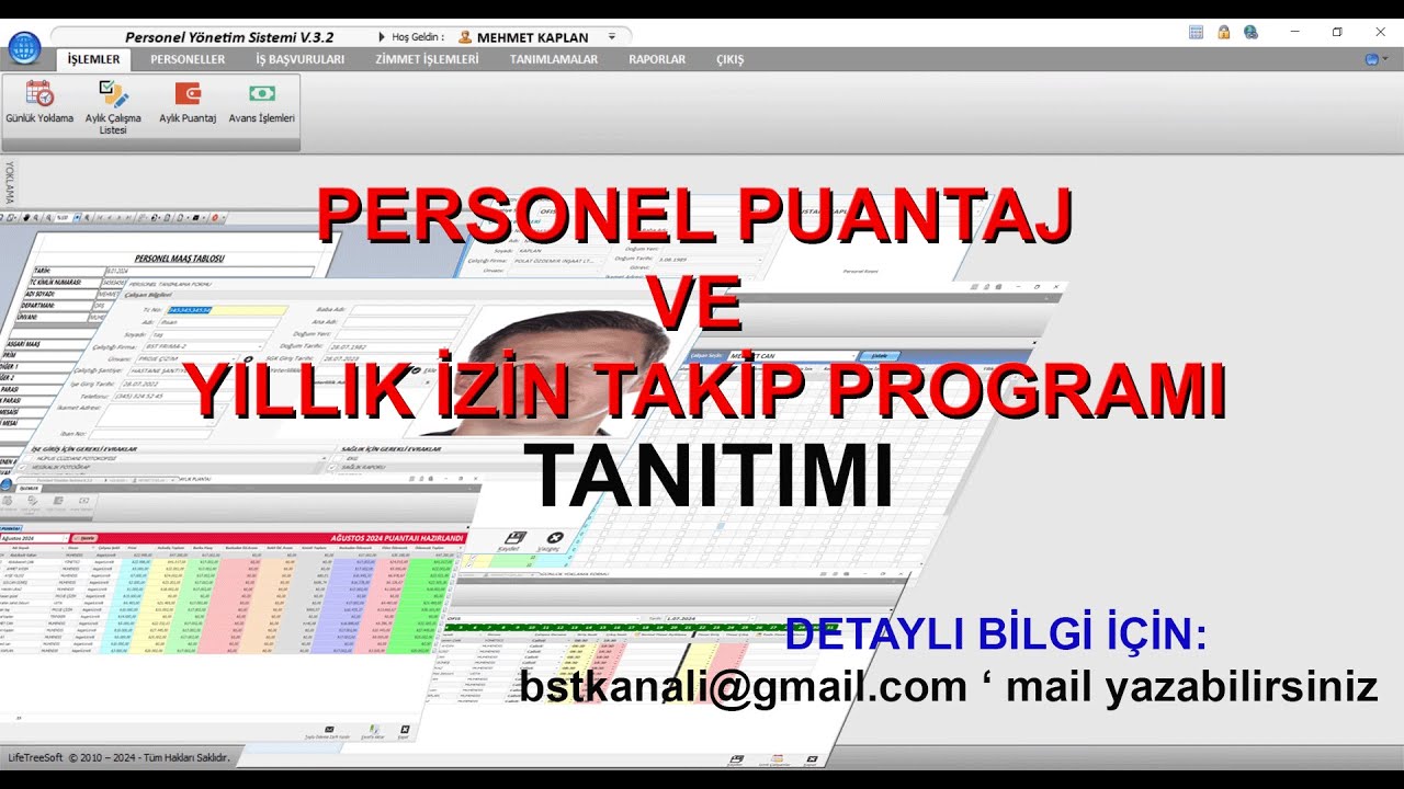 🟡Personel Puantaj ve İzin Takip Programı-TANITIMI