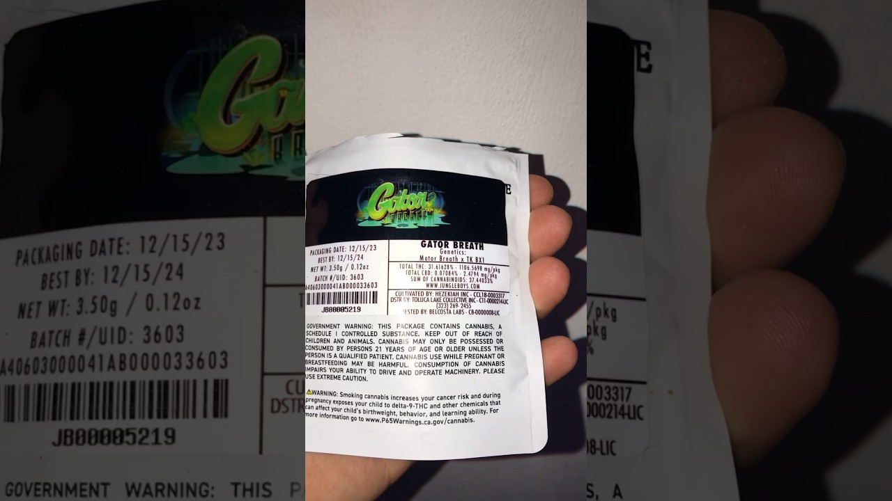 Gator Breath Jungle Boys Cali Weed ( Motorbreath x TK BX1 )