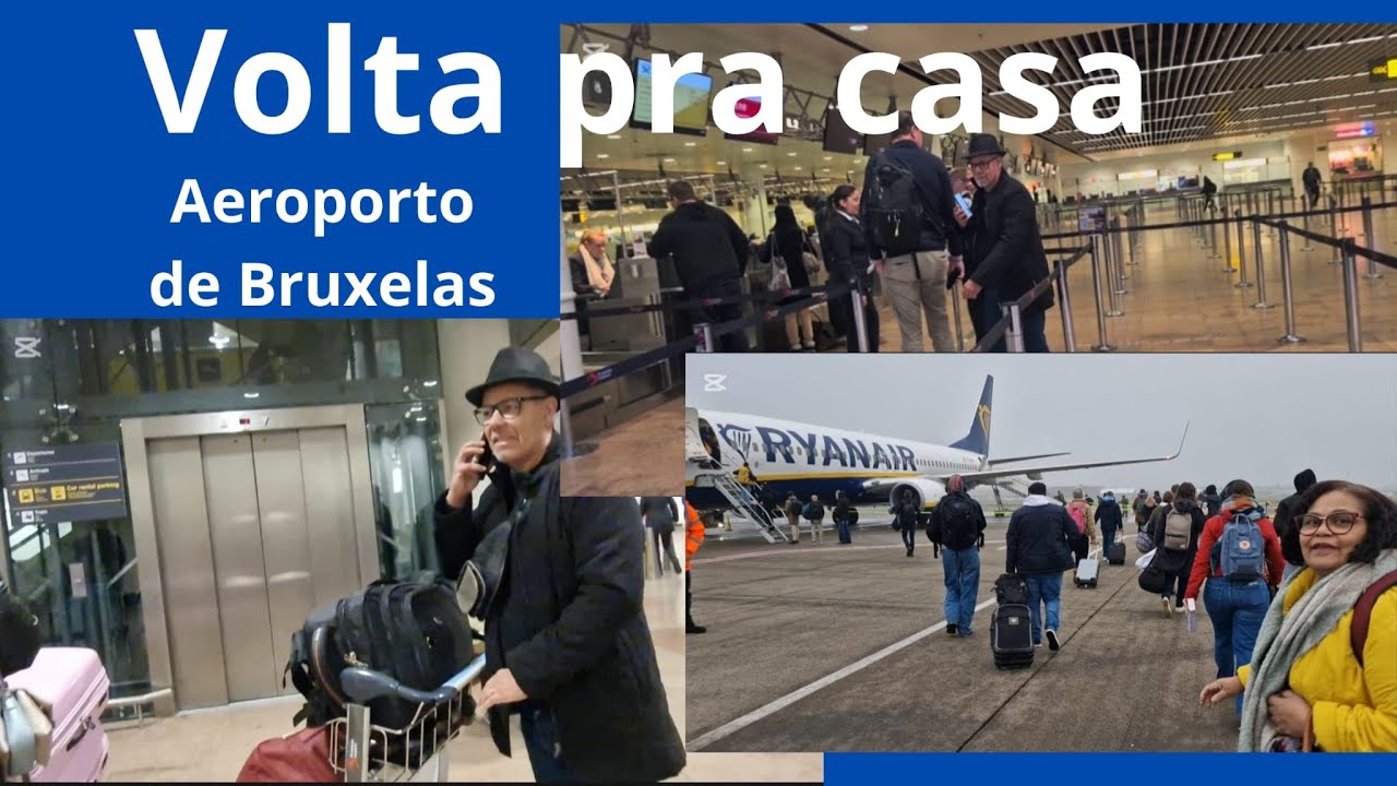 #DIÁRIO DE VIAGEM #TUOR PELA #EUROPA  #AEROPORTO DE #BRUXELAS #BÉLGICA VOLTA PARA #PORTUGAL!!✈️