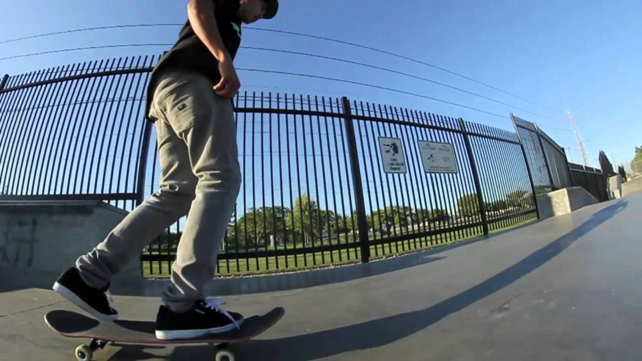 Nyjah Huston at Chino Skatepark