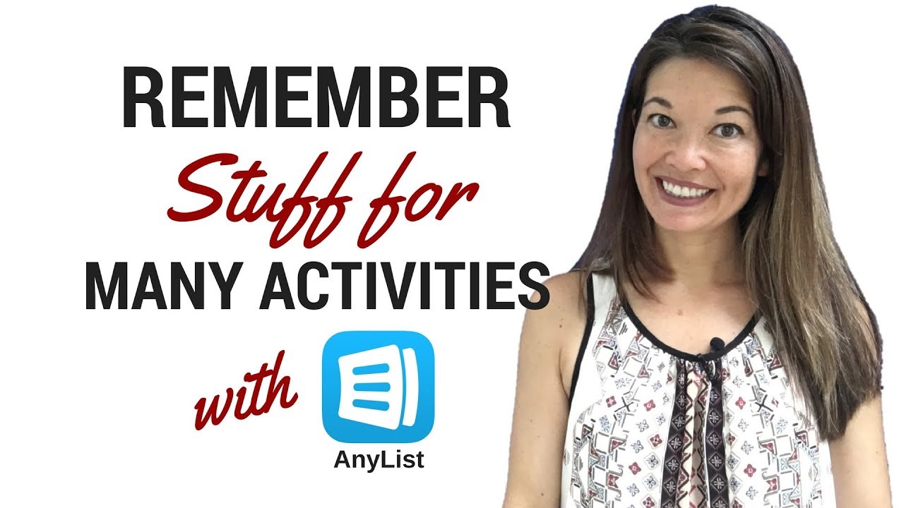 Remember Stuff for Many Activities with AnyList App for iPhone